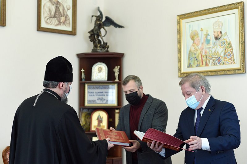 Анатолій Кінах та представники НФТУ зустрілися із Митрополитом Епіфанієм