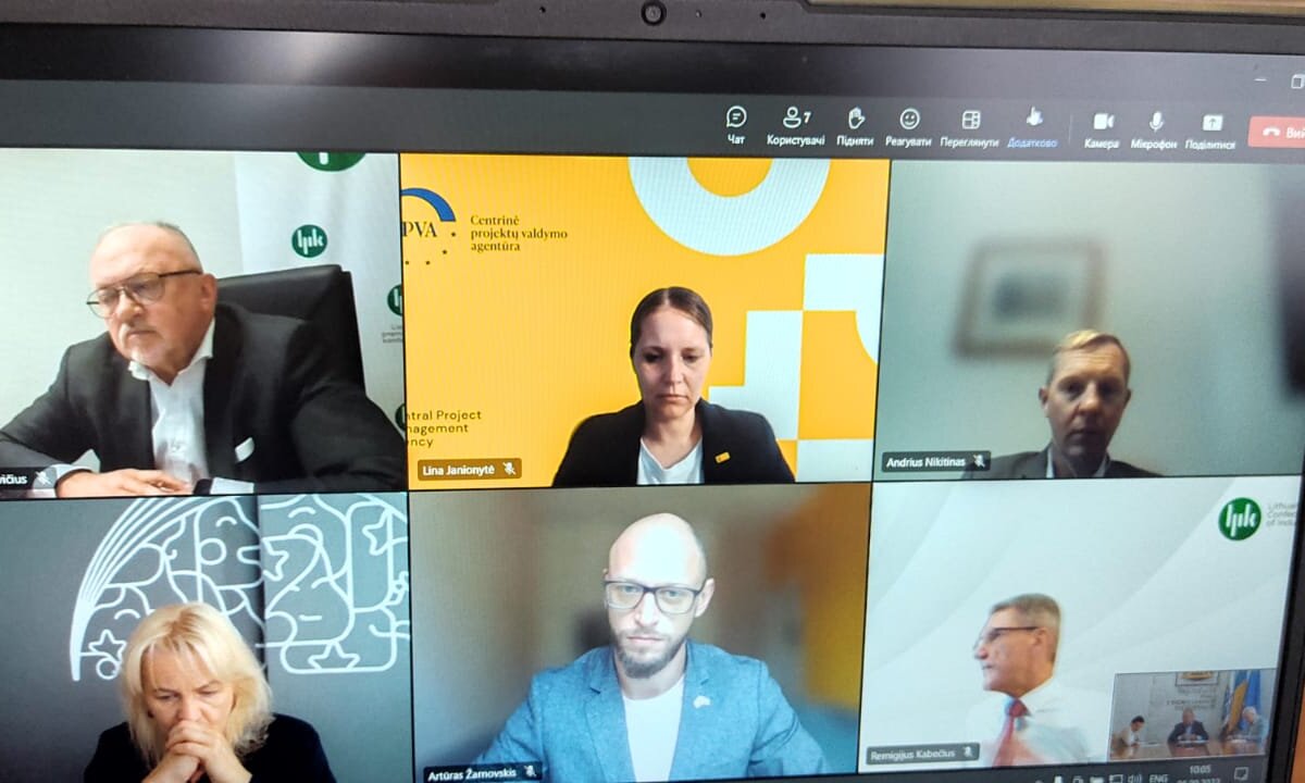 Українські промисловці та литовські партнери опрацьовують нові проєкти із реконструкції  соціальних об’єктів