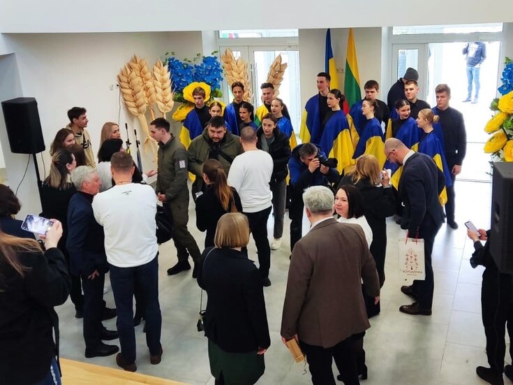 В Бородянці відкрився ліцей №1, відбудований за кошти Литви під менеджментом УСПП та ООРУ