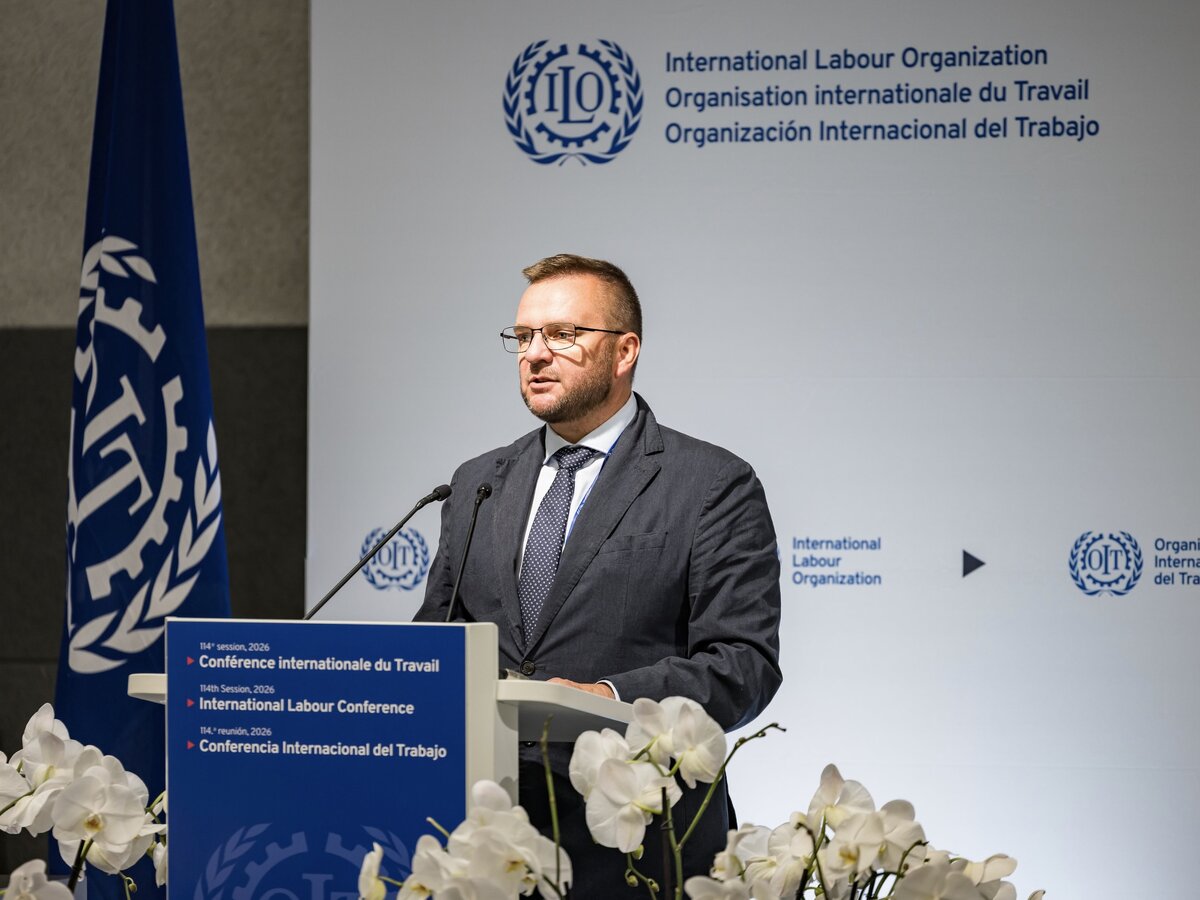 Представник українських роботодавців виступив на пленарному засіданні 114-ї Міжнародної конференції праці МОП у Женеві