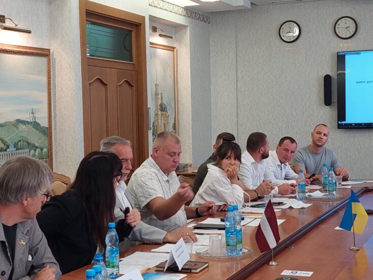 Зустріч із делегацією представників бізнесу Латвії