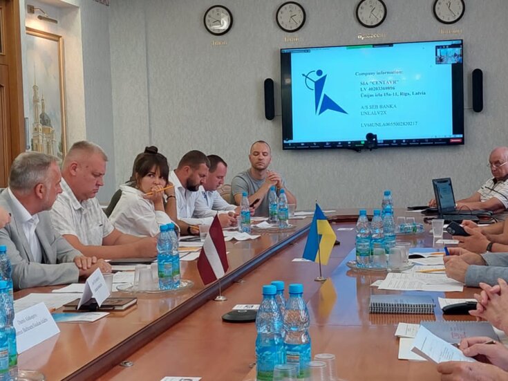Зустріч із делегацією представників бізнесу Латвії