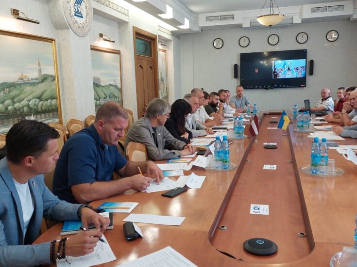 Зустріч із делегацією представників бізнесу Латвії