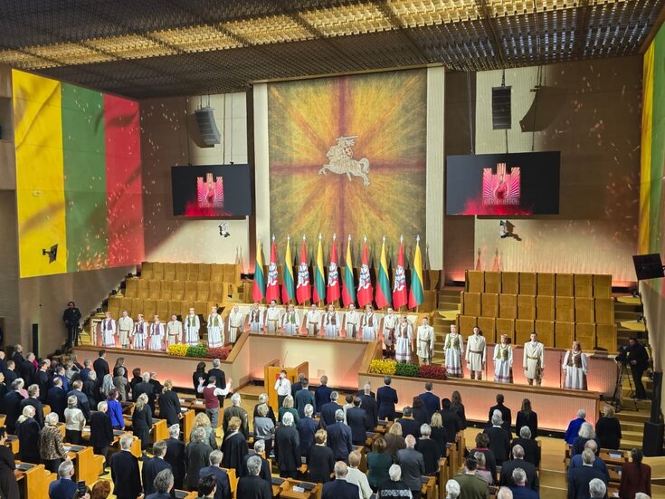 Урочисте засідання Сейму Литовської Республіки з нагоди 35-ї річниці Дня захисників свободи